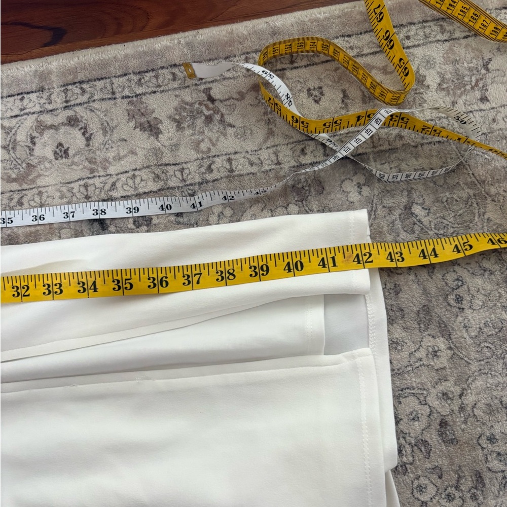 Lulus Romantic Celebration White Tie-Strap Bodycon Midi Dress Size Small Bridal - Picture 7 of 10